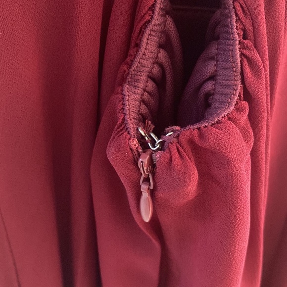 Lulu’s • Mythical Kind of Love Wine Red Maxi Dress perfect fall wedding attire - Picture 7 of 15